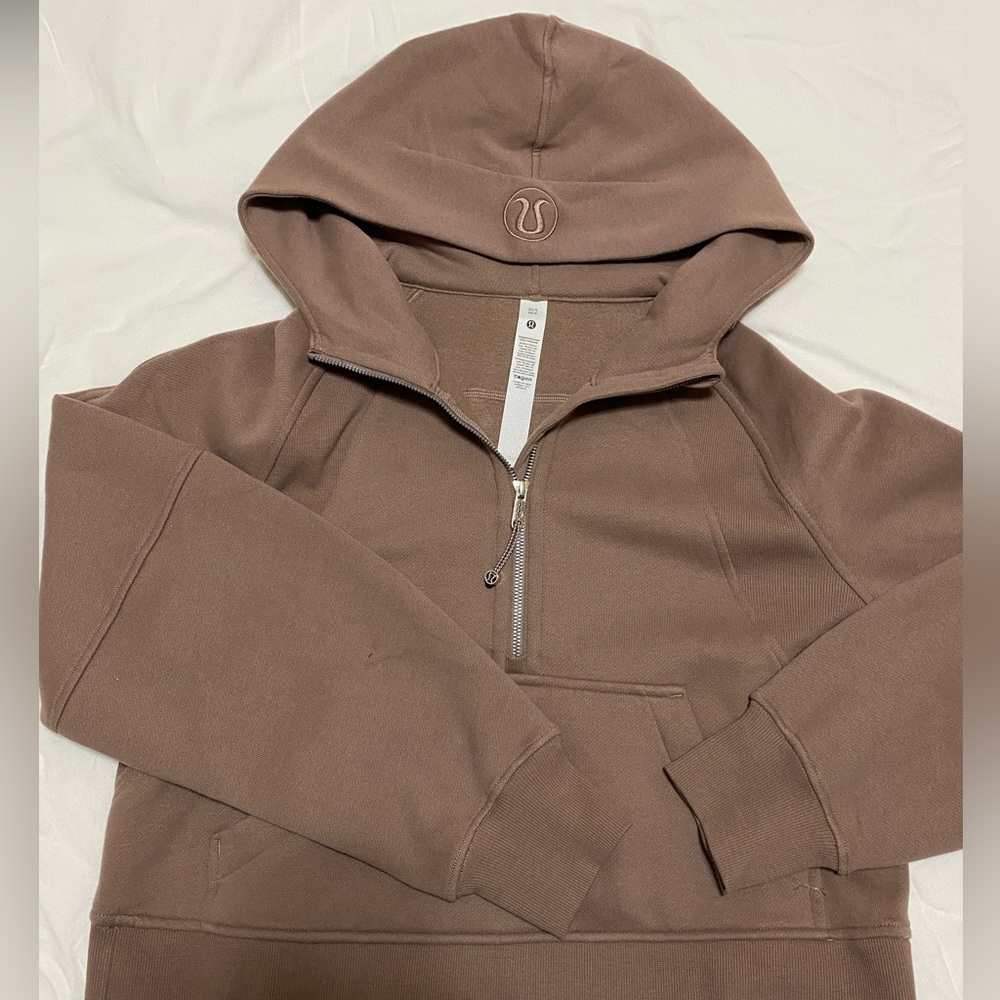 Lululemon half zip cropped scuba